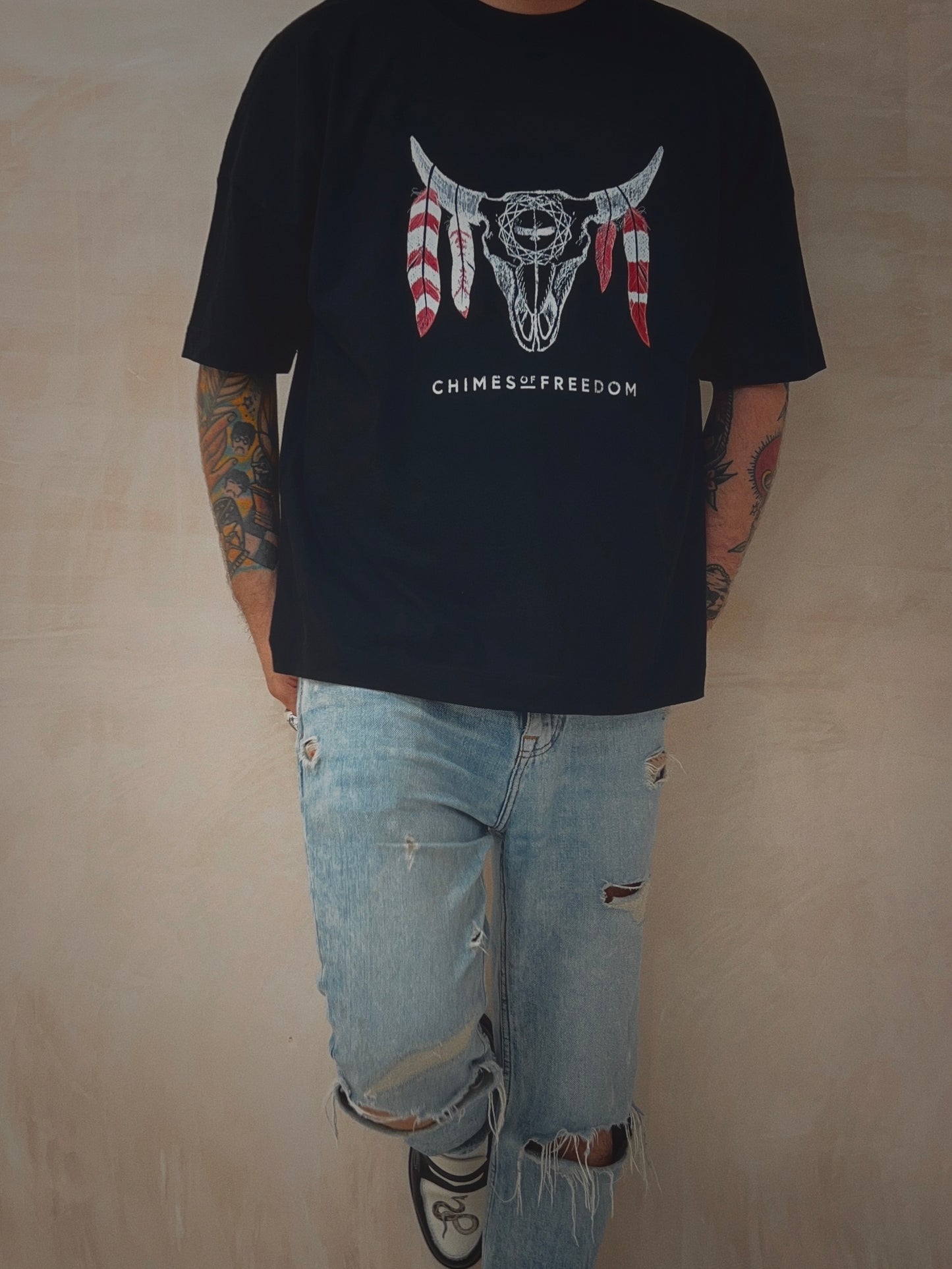 Native Ramskull T-Shirt In Black