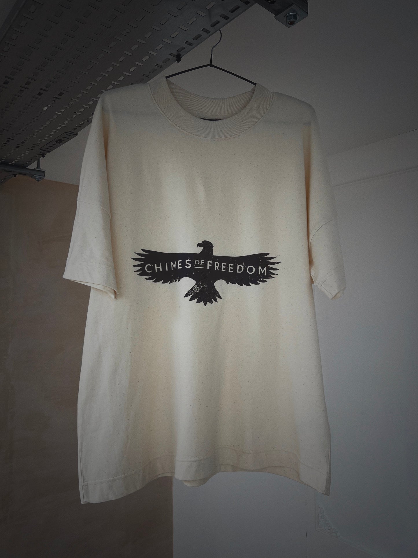 Chimes Of Freedom Logo T-Shirt In Raw Cotton