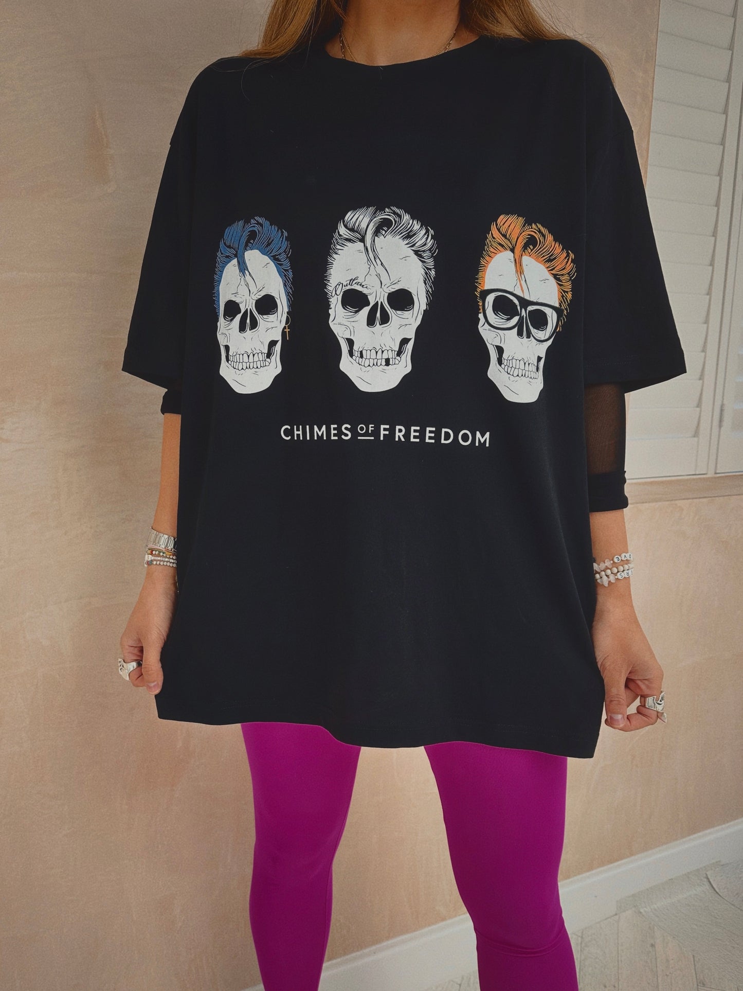 'The Rockabilly Three' T-Shirt In Black