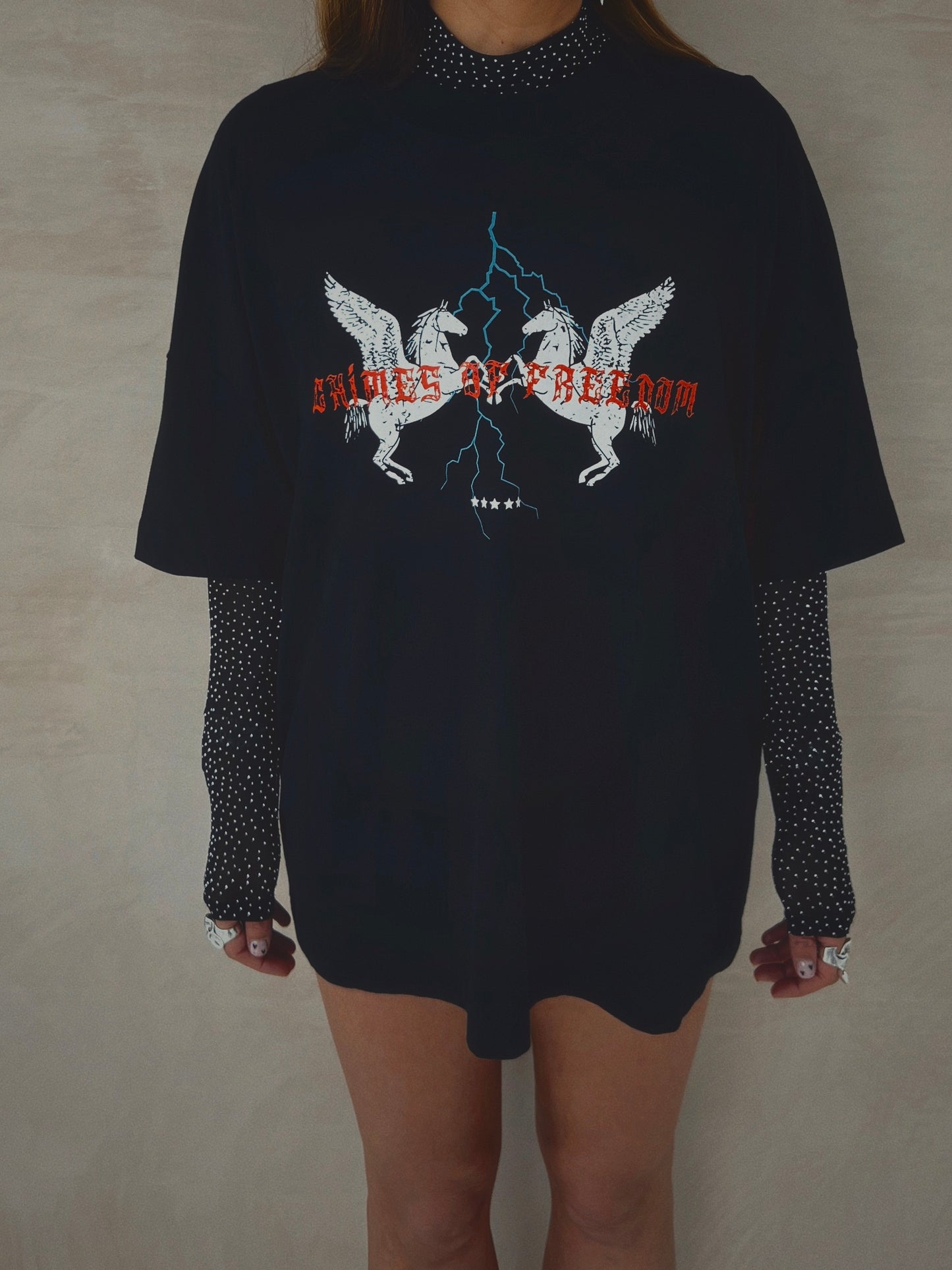 Wild Horses T-Shirt In Black