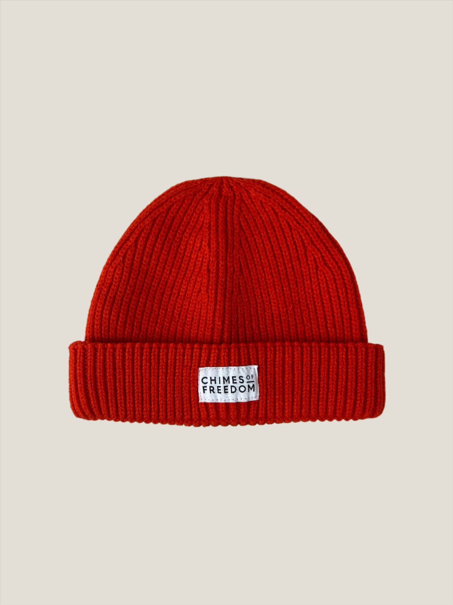 Beanie Hat In Fire Red